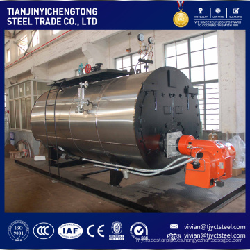 Calentador de vapor de la industria de la capacidad pequeña 100KG tipo vertical gas-encendido